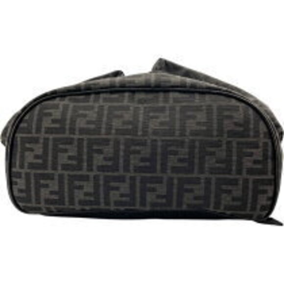 Fendi Zucca Backpack Black Canvas Daypack - Picture 5 of 11